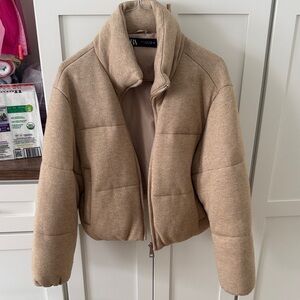 Zara Knit puffer